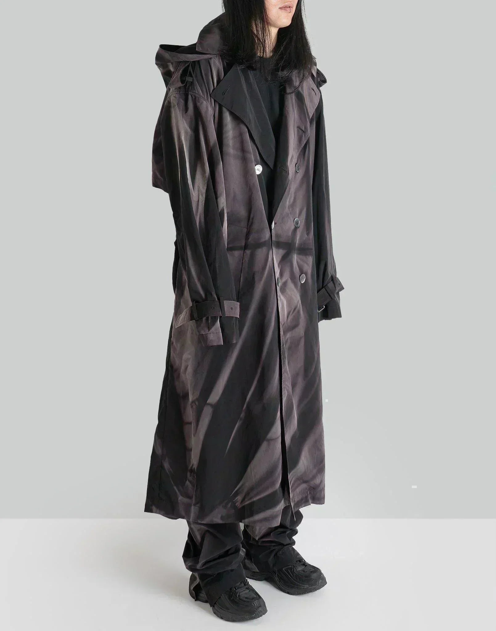 JiyongKim - SUN-BLEACHED BELTED TRENCH JACKET - 082plus