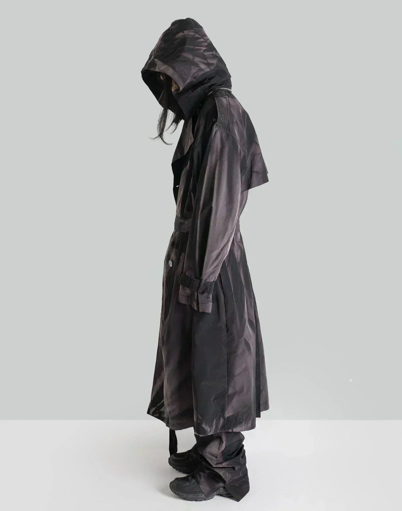 JiyongKim - SUN-BLEACHED BELTED TRENCH JACKET - 082plus