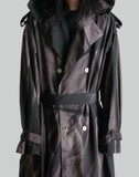 JiyongKim - SUN-BLEACHED BELTED TRENCH JACKET - 082plus