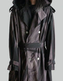 JiyongKim - SUN-BLEACHED BELTED TRENCH JACKET - 082plus