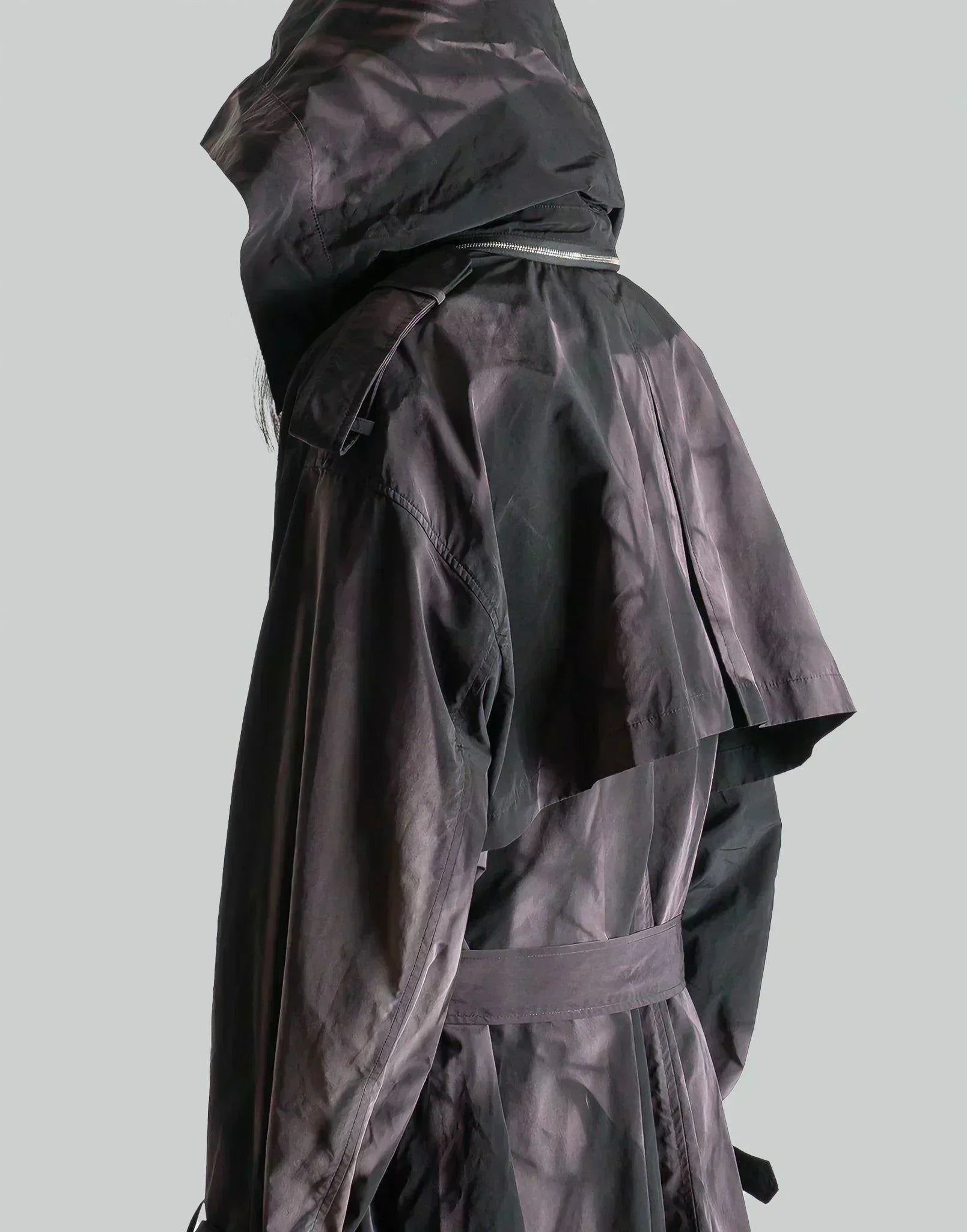 JiyongKim - SUN-BLEACHED BELTED TRENCH JACKET - 082plus