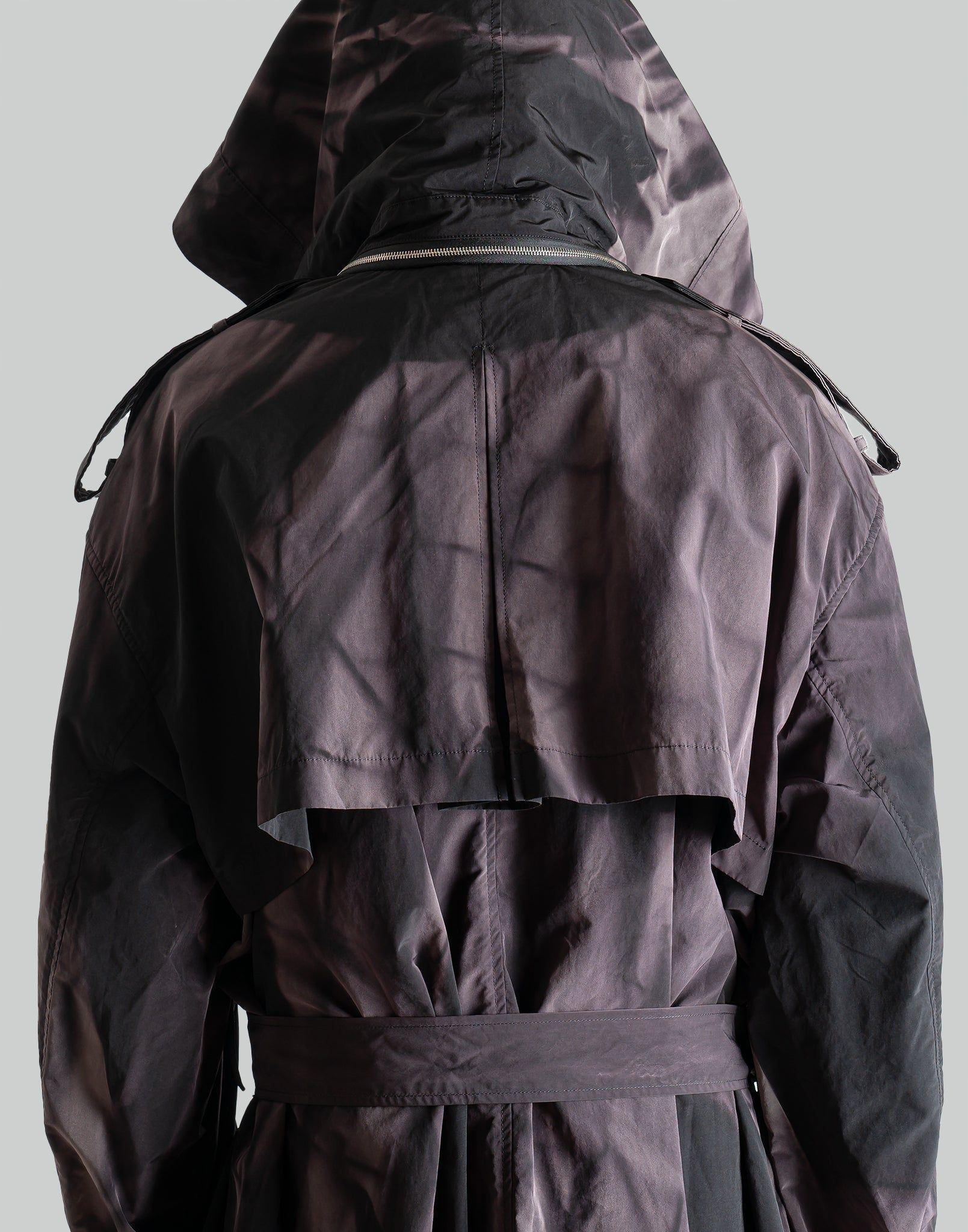 JiyongKim - SUN-BLEACHED BELTED TRENCH JACKET - 082plus