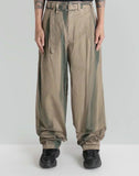 JiyongKim - SUN-BLEACHED BELTED WIDE TROUSERS - 082plus