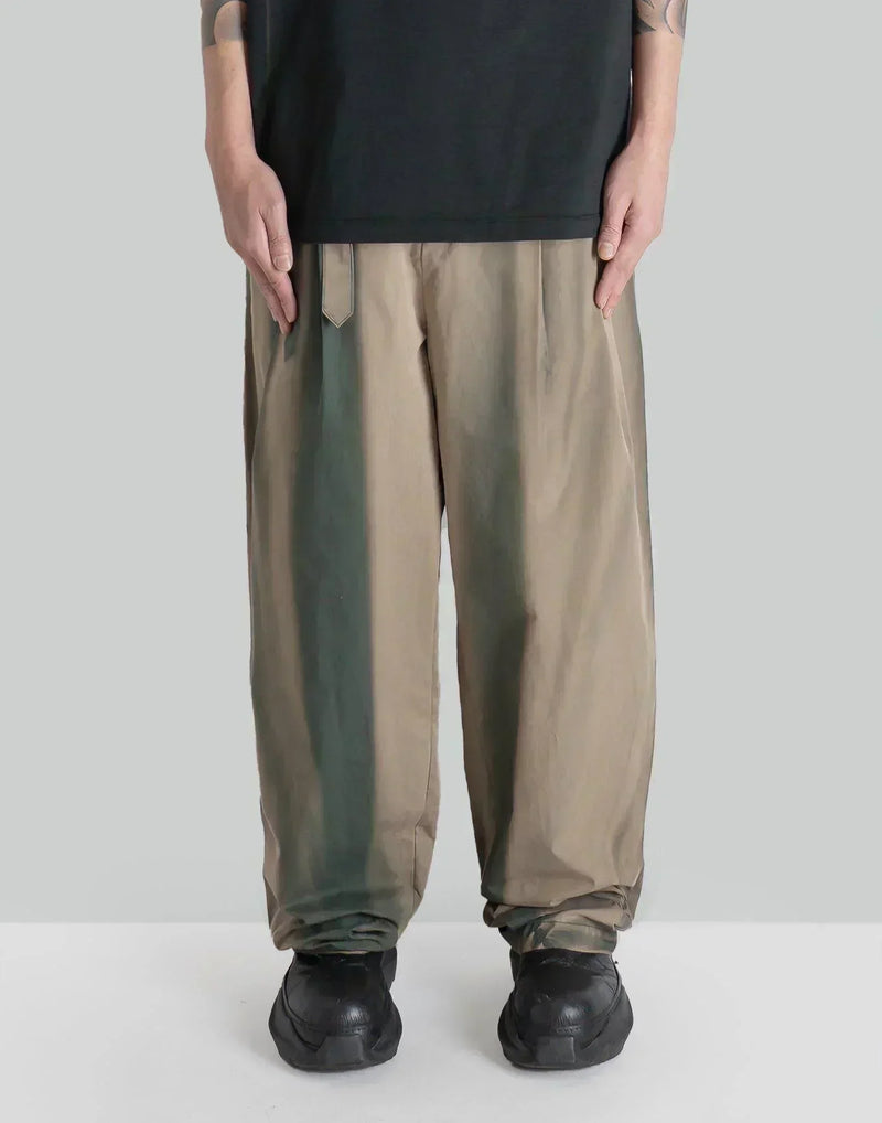 JiyongKim - SUN-BLEACHED BELTED WIDE TROUSERS - 082plus