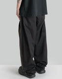 JiyongKim - SUN-BLEACHED BELTED WIDE TROUSERS - 082plus