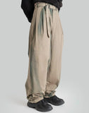 JiyongKim - SUN-BLEACHED BELTED WIDE TROUSERS - 082plus