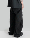 JiyongKim - SUN-BLEACHED CURVED WIDE TROUSERS - 082plus