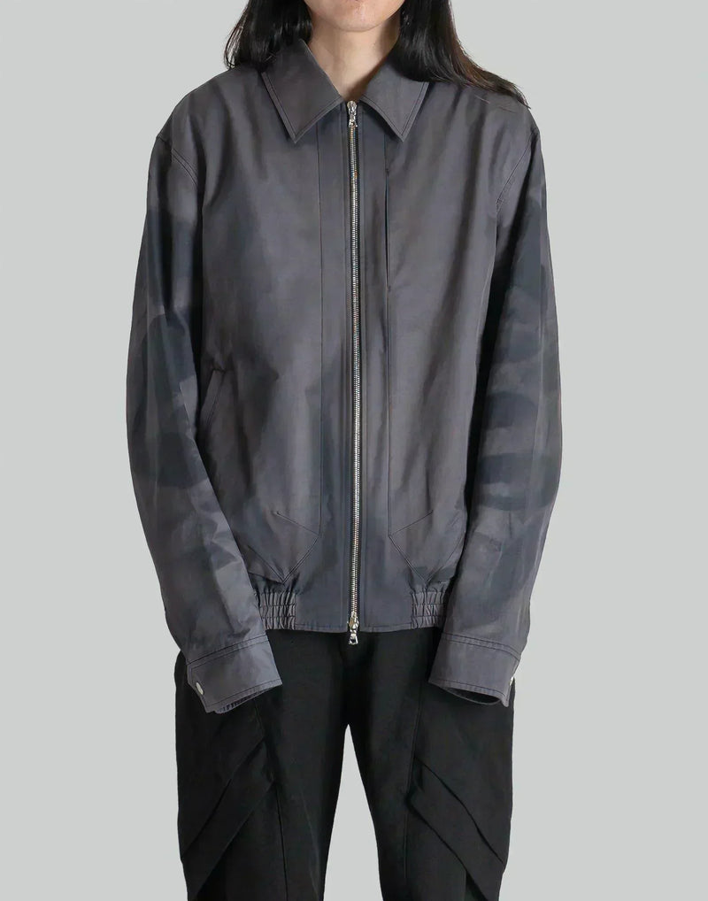 JiyongKim - SUN-BLEACHED DARTED POCKET BLOUSON - 082plus