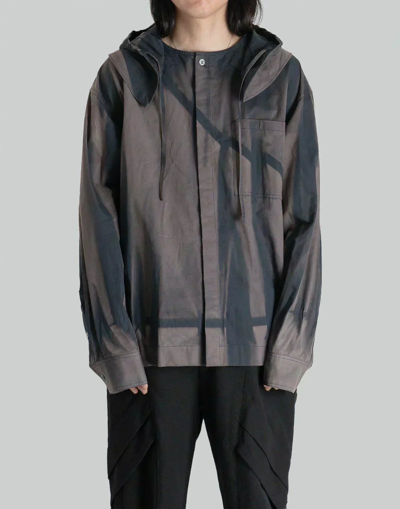 JiyongKim - SUN-BLEACHED DETACHABLE HOOD ANORAK - 082plus