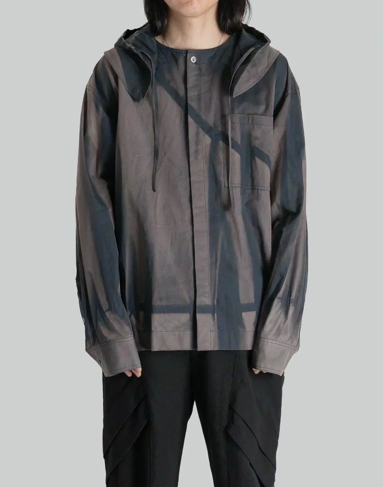 JiyongKim - SUN-BLEACHED DETACHABLE HOOD ANORAK - 082plus