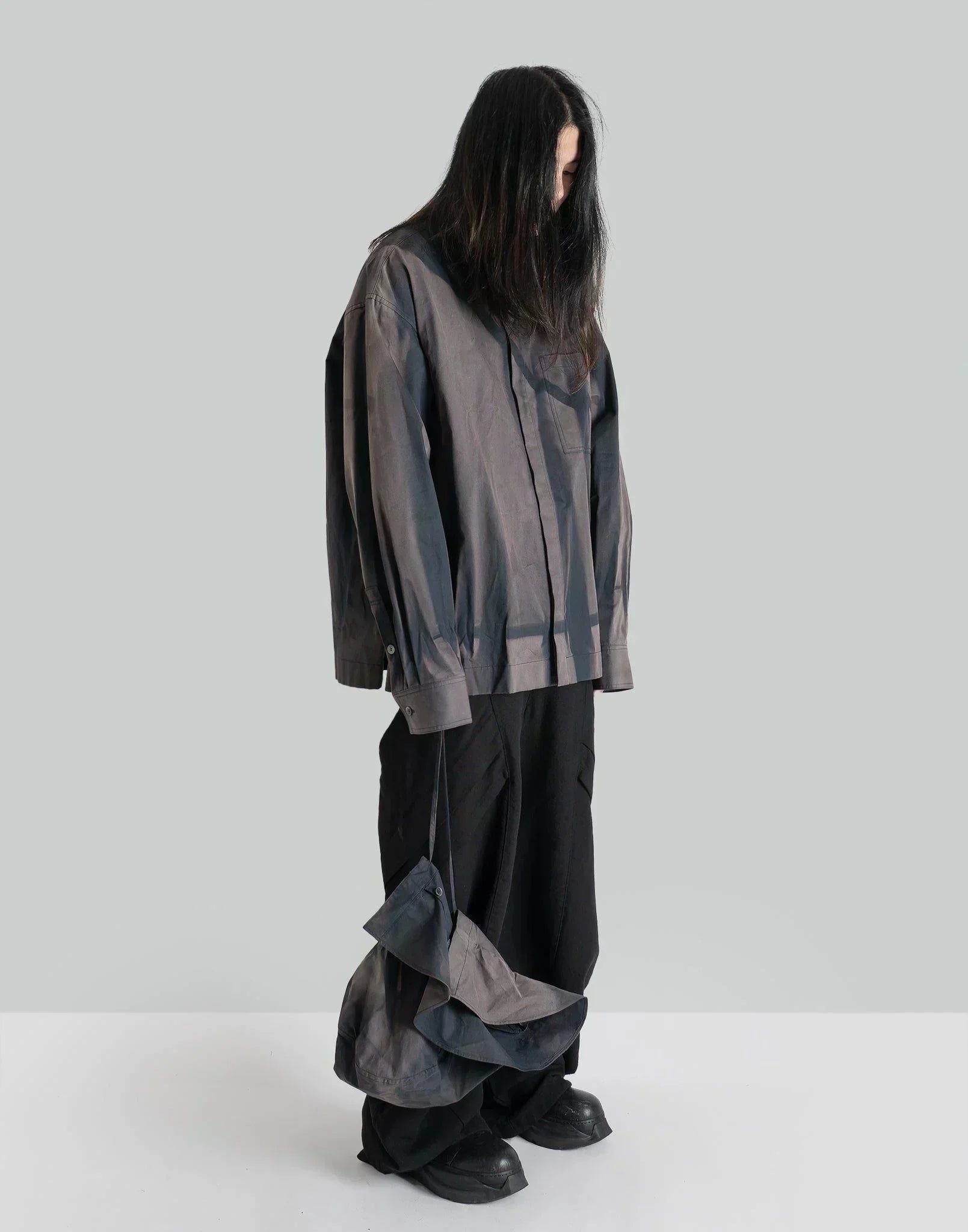 JiyongKim - SUN-BLEACHED DETACHABLE HOOD ANORAK - 082plus