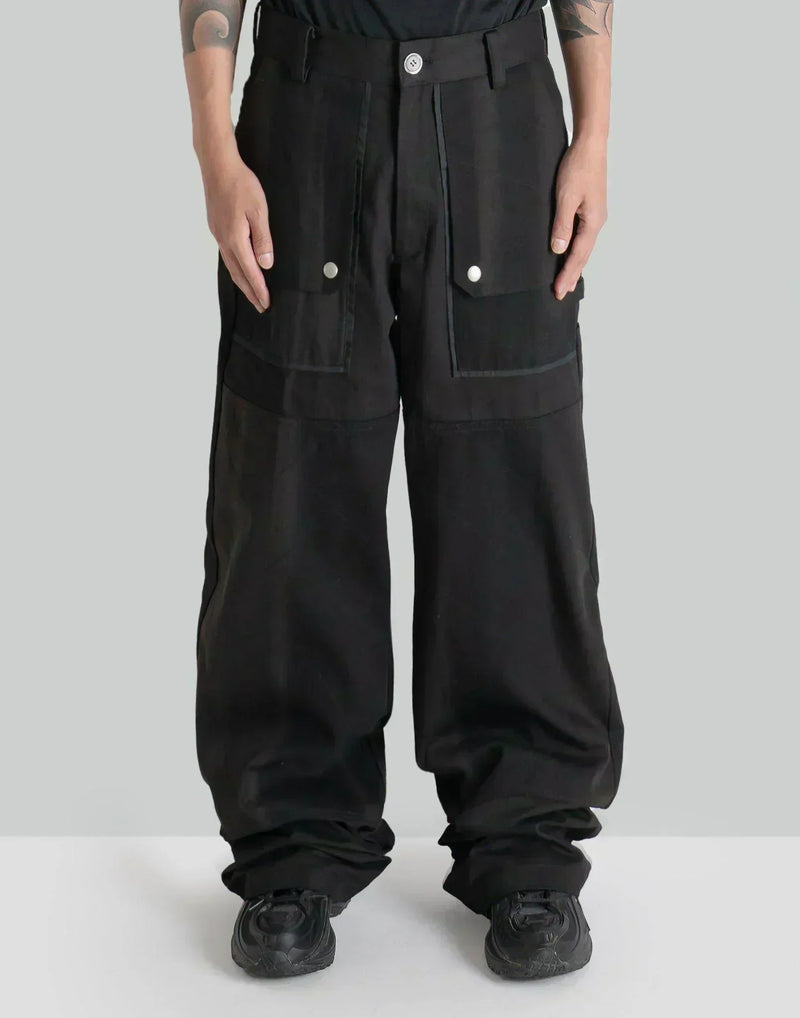 JiyongKim - SUN-BLEACHED DOUBLE KNEE TROUSERS - 082plus