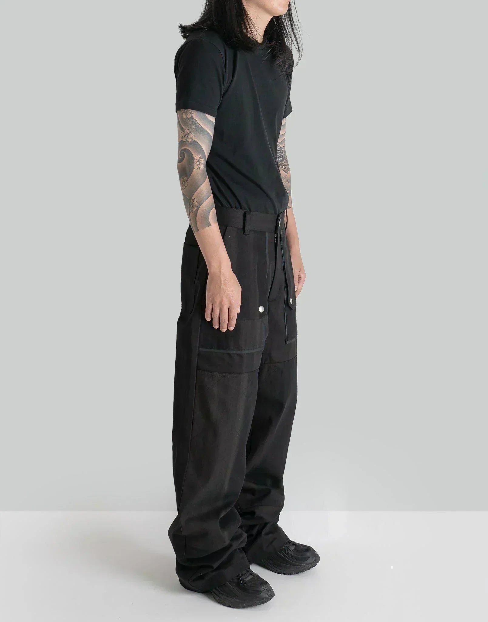 JiyongKim - SUN-BLEACHED DOUBLE KNEE TROUSERS - 082plus