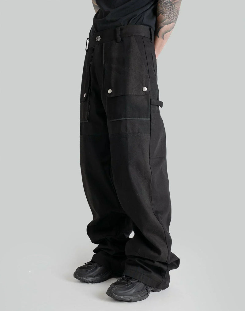 JiyongKim - SUN-BLEACHED DOUBLE KNEE TROUSERS - 082plus