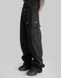SUN-BLEACHED DOUBLE KNEE TROUSERS