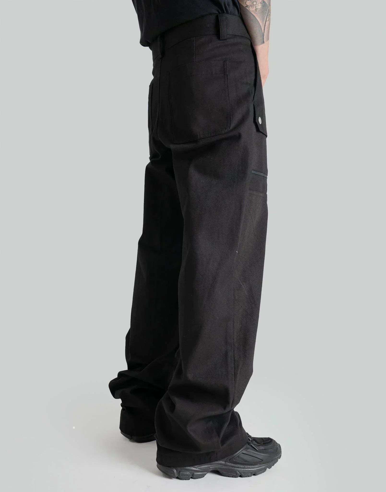 JiyongKim - SUN-BLEACHED DOUBLE KNEE TROUSERS - 082plus