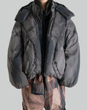 SUN-BLEACHED DRAPED DOWN JACKET