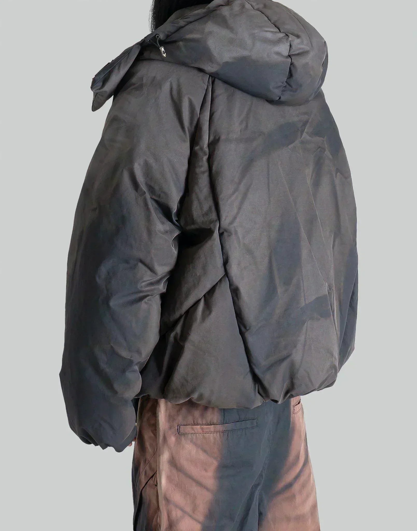 JiyongKim - SUN-BLEACHED DRAPED DOWN JACKET - 082plus