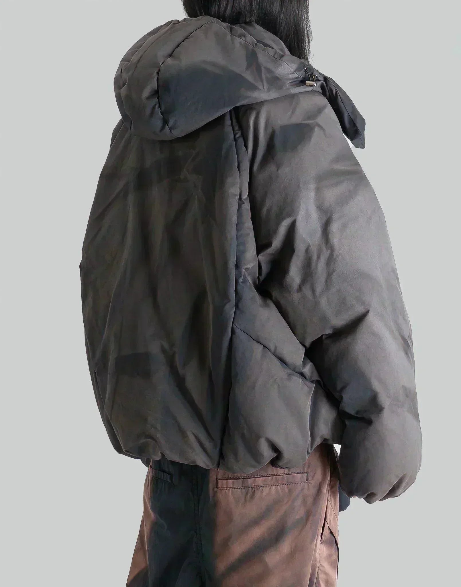 JiyongKim - SUN-BLEACHED DRAPED DOWN JACKET - 082plus