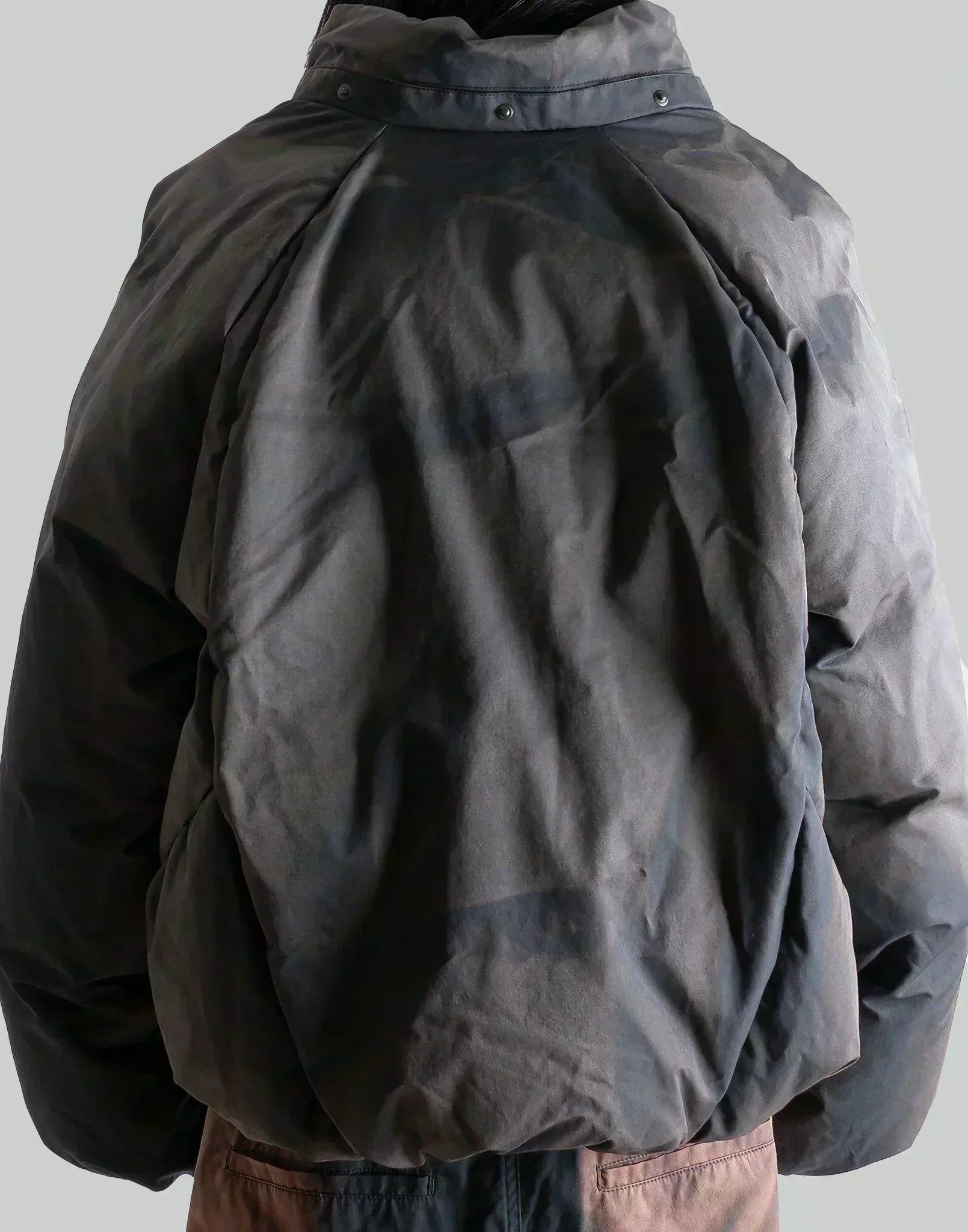 JiyongKim - SUN-BLEACHED DRAPED DOWN JACKET - 082plus