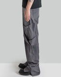 JiyongKim - SUN-BLEACHED DRAPED POCKET TROUSERS - 082plus