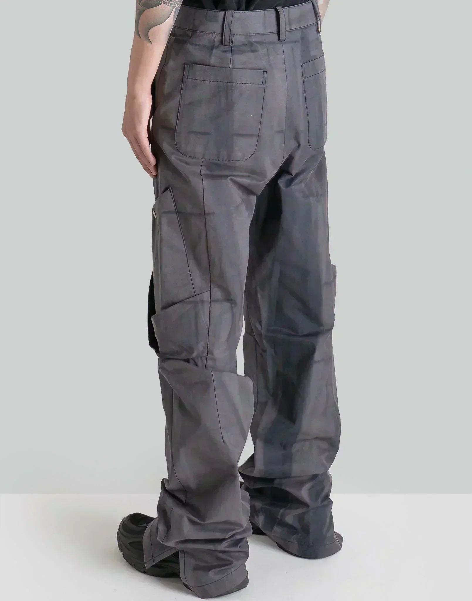 JiyongKim - SUN-BLEACHED DRAPED POCKET TROUSERS - 082plus