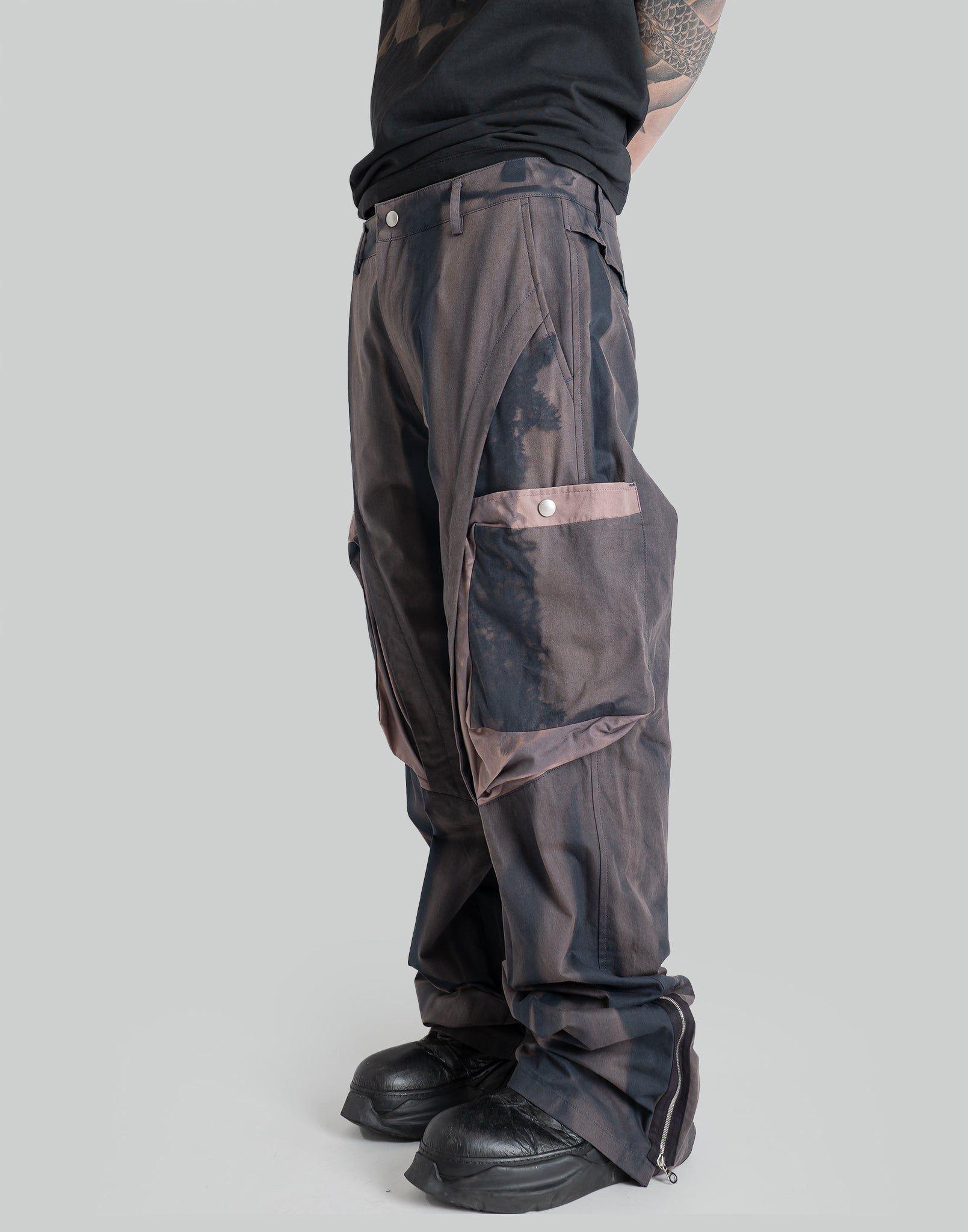 JiyongKim - SUN-BLEACHED DRAPED POCKET TROUSERS - 082plus