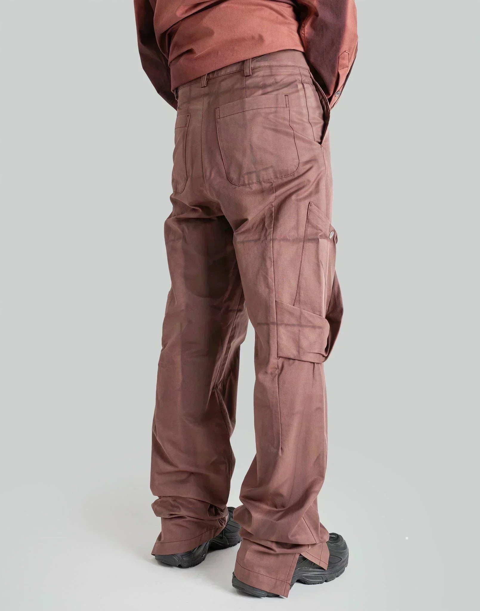 JiyongKim - SUN-BLEACHED DRAPED POCKET TROUSERS - 082plus