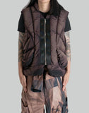 JiyongKim - SUN-BLEACHED FOLDED DOWN VEST - 082plus