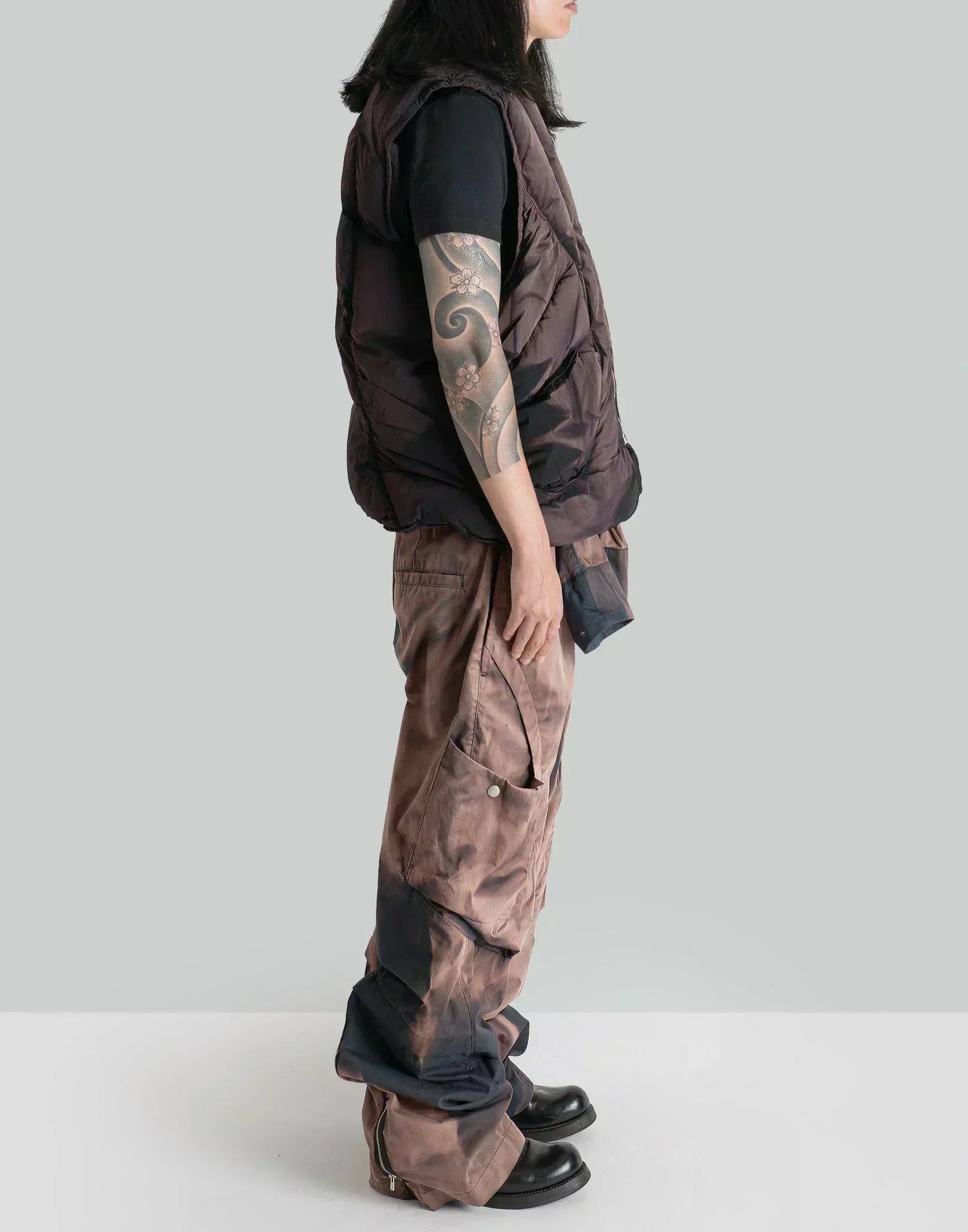 JiyongKim - SUN-BLEACHED FOLDED DOWN VEST - 082plus