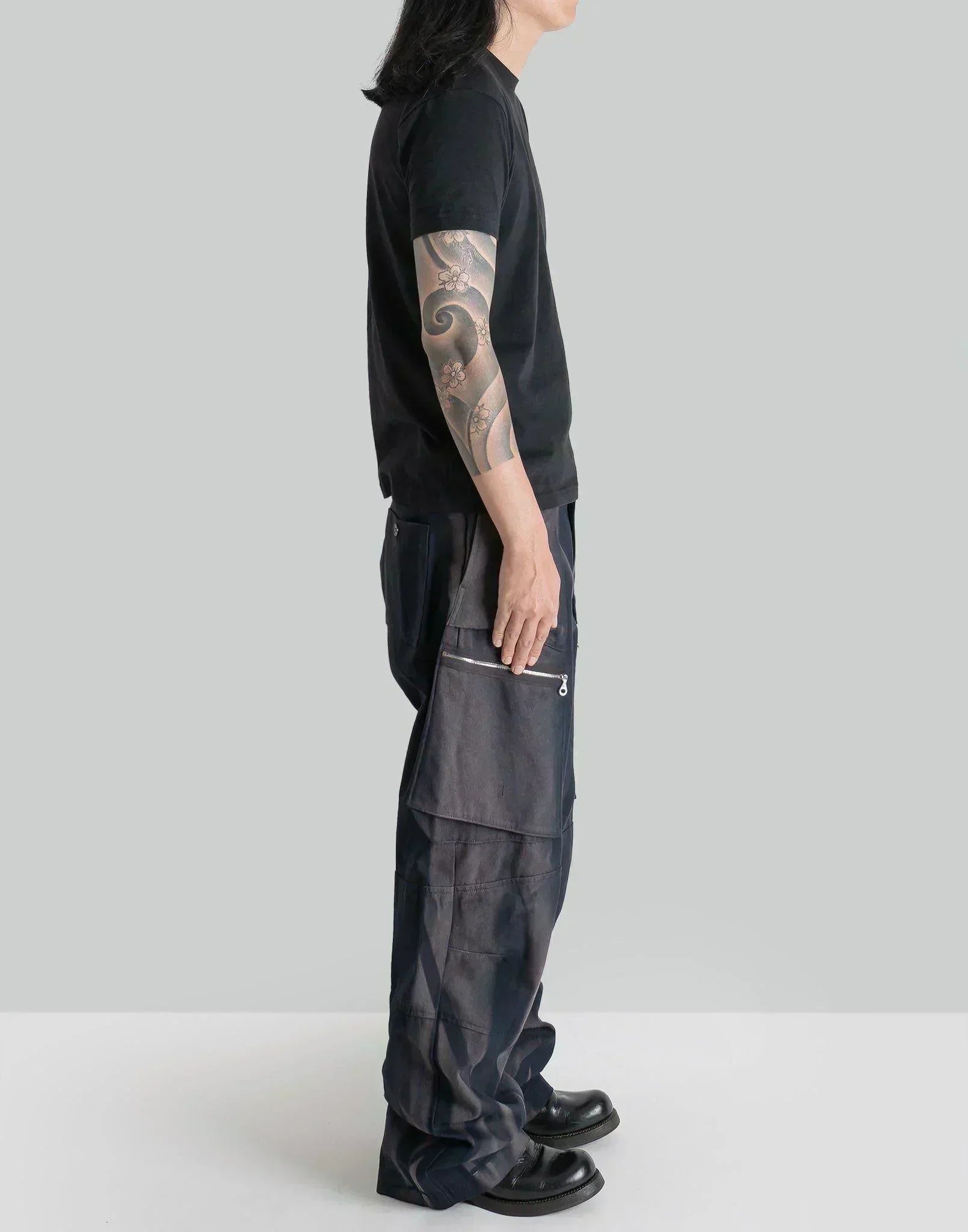 JiyongKim - SUN-BLEACHED MULTI POCKET TROUSERS - 082plus