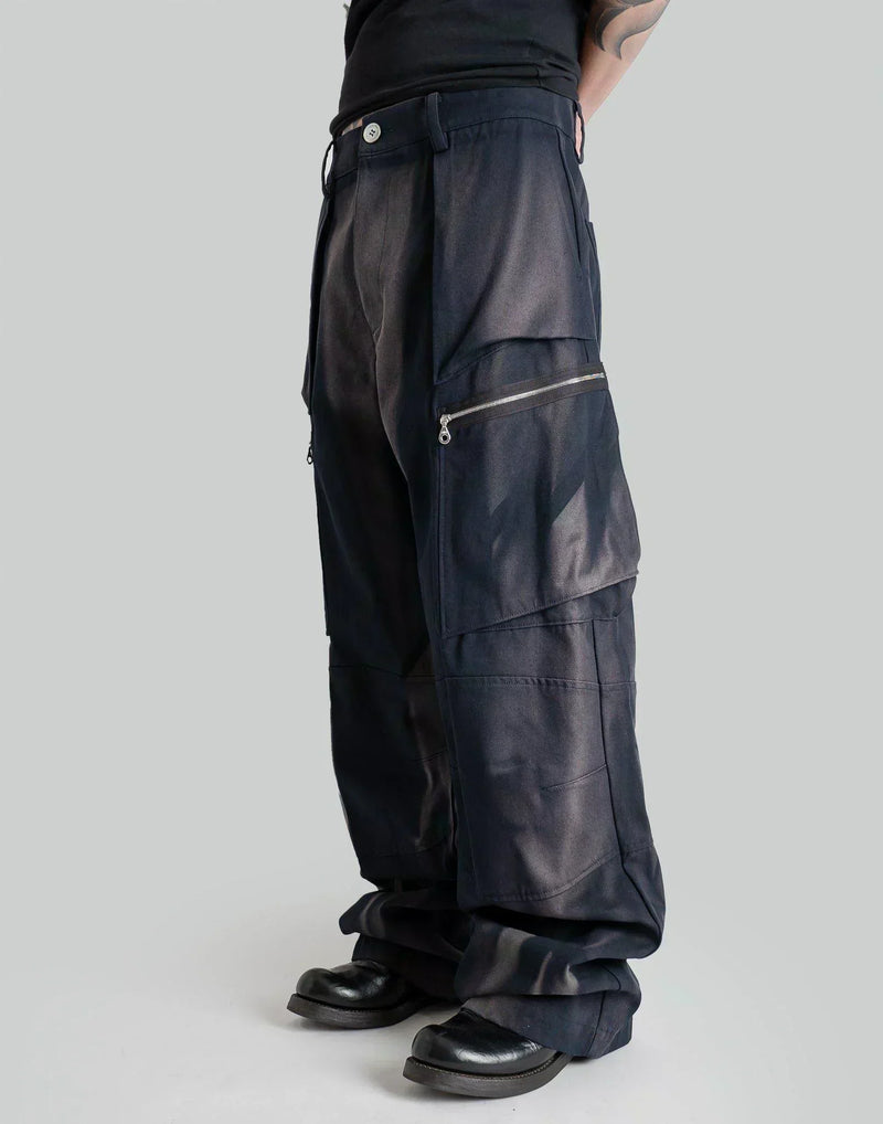 JiyongKim - SUN-BLEACHED MULTI POCKET TROUSERS - 082plus
