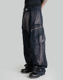 SUN-BLEACHED MULTI POCKET TROUSERS