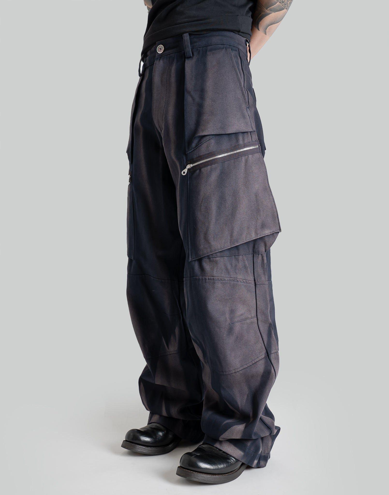 JiyongKim - SUN-BLEACHED MULTI POCKET TROUSERS - 082plus