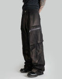 SUN-BLEACHED MULTI POCKET TROUSERS