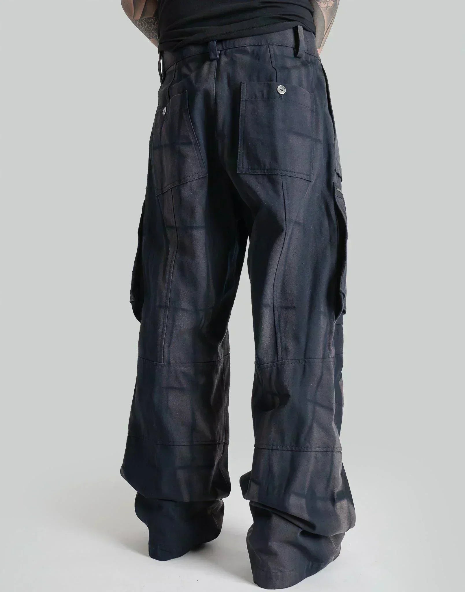 JiyongKim - SUN-BLEACHED MULTI POCKET TROUSERS - 082plus