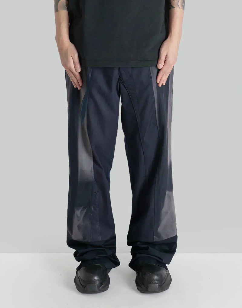 JiyongKim - SUN-BLEACHED PATCHWORKED STRAIGHT TROUSERS - 082plus