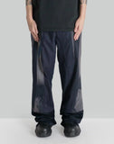 JiyongKim - SUN-BLEACHED PATCHWORKED STRAIGHT TROUSERS - 082plus