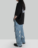 Juun.J - Destroyed Wide Cargo Denim - 082plus