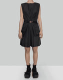 Detachable Pocket Bag Mini Dress
