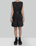 Detachable Pocket Bag Mini Dress