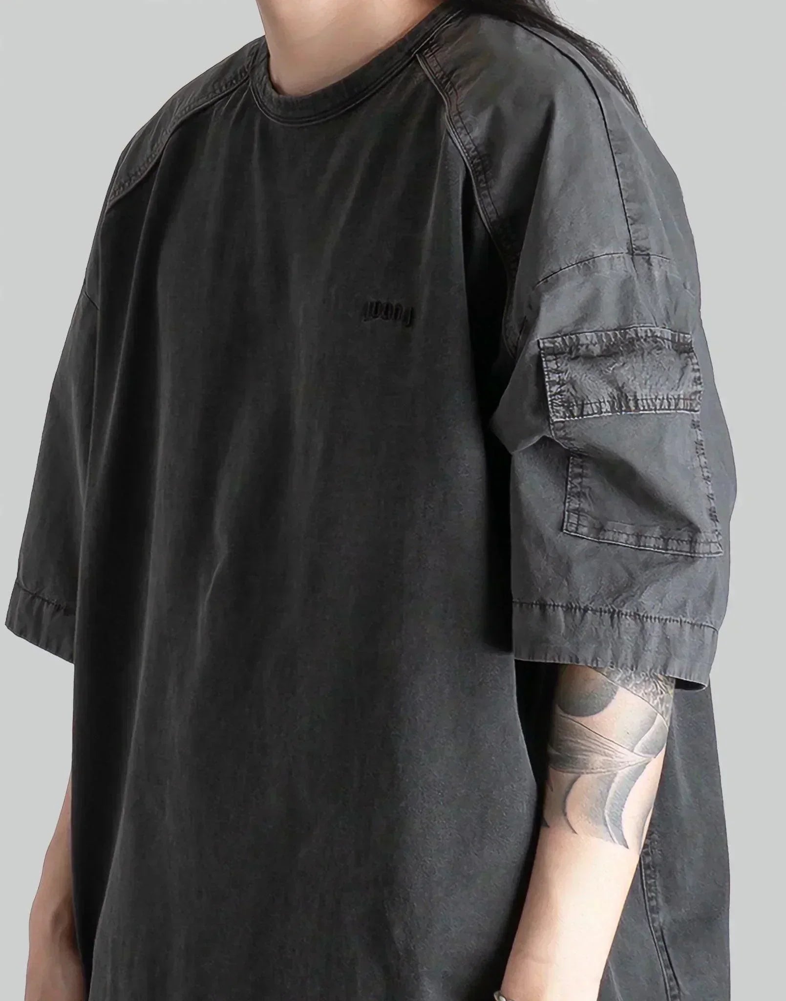 Juun.J - Garment Dyed Sleeve T-Shirts - 082plus