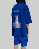 Juun.J - Graphic Over Fit Half Sleeve T-Shirt - 082plus