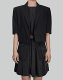 Half Sleeves Cropped Jacket
