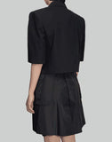 Juun.J - Half Sleeves Cropped Jacket - 082plus