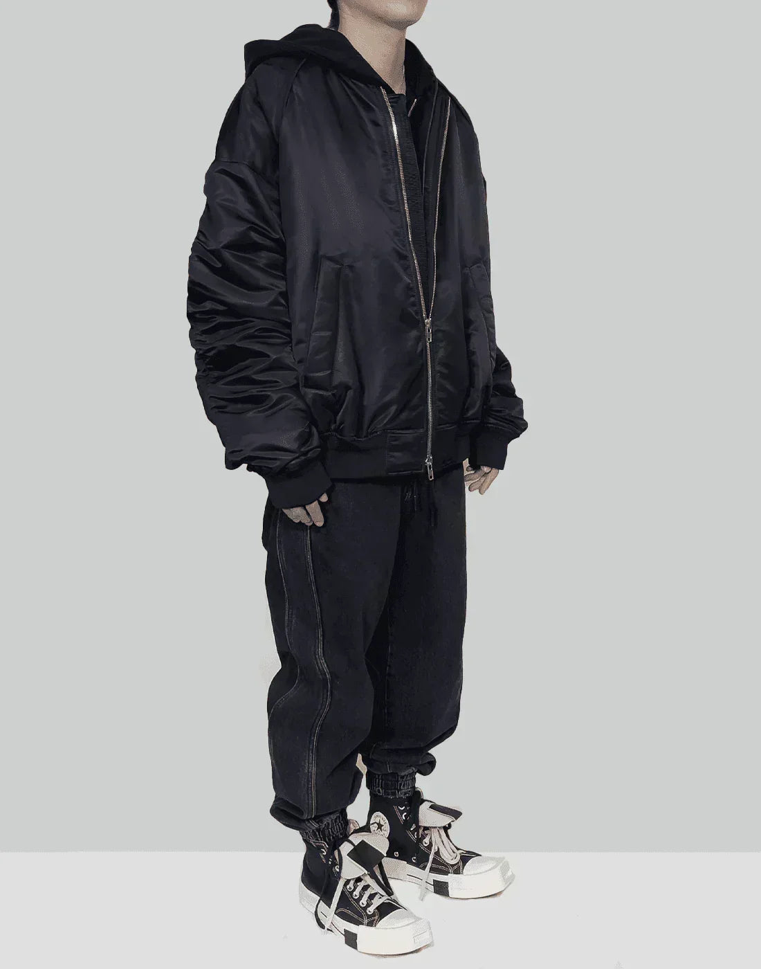 Juun.J - Hood Detachable Ma1 Jumper - 082plus