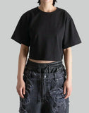 Juun.J - Juun.Jeans Embroidered Regular Fit Cropped Top - 082plus