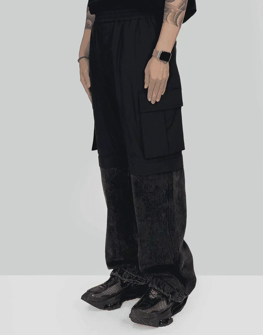 Juun.J - Layered Nylon Pants - 082plus