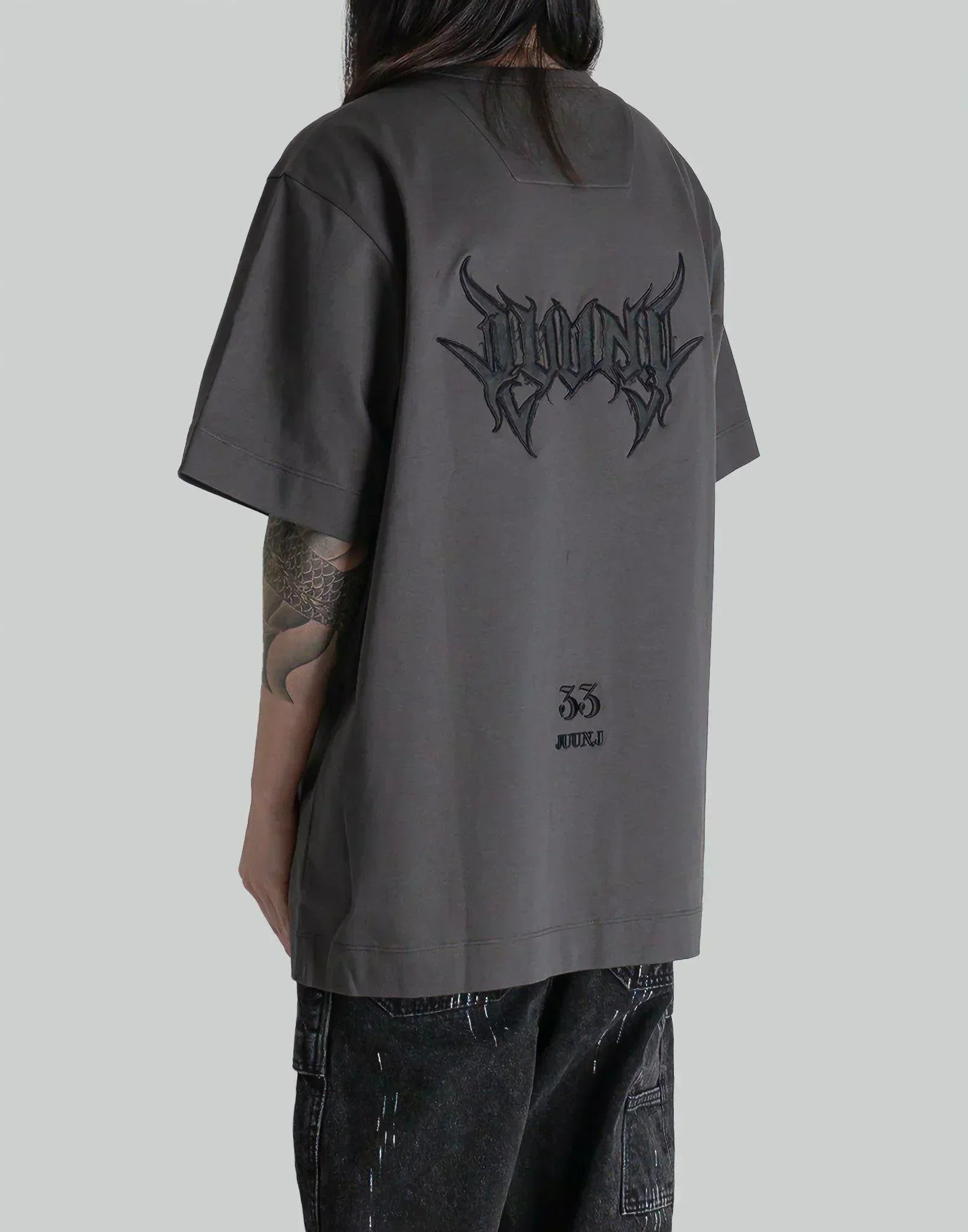Juun.J - Loose Fit Graphic Embroidered T-Shirts - 082plus