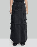 Multi Cargo Maxi Skirt